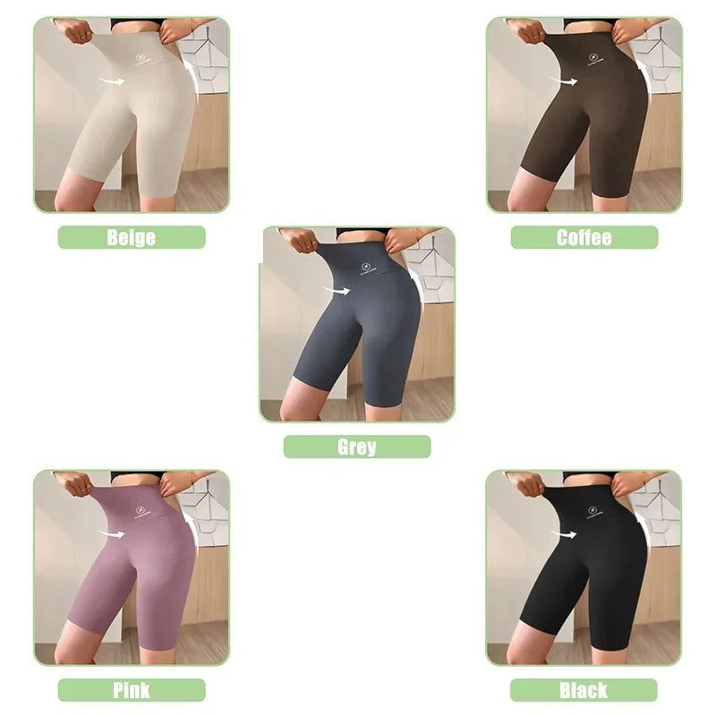 Women’s High Waist Sports Shorts – Push-Up Gym & Yoga Shorts