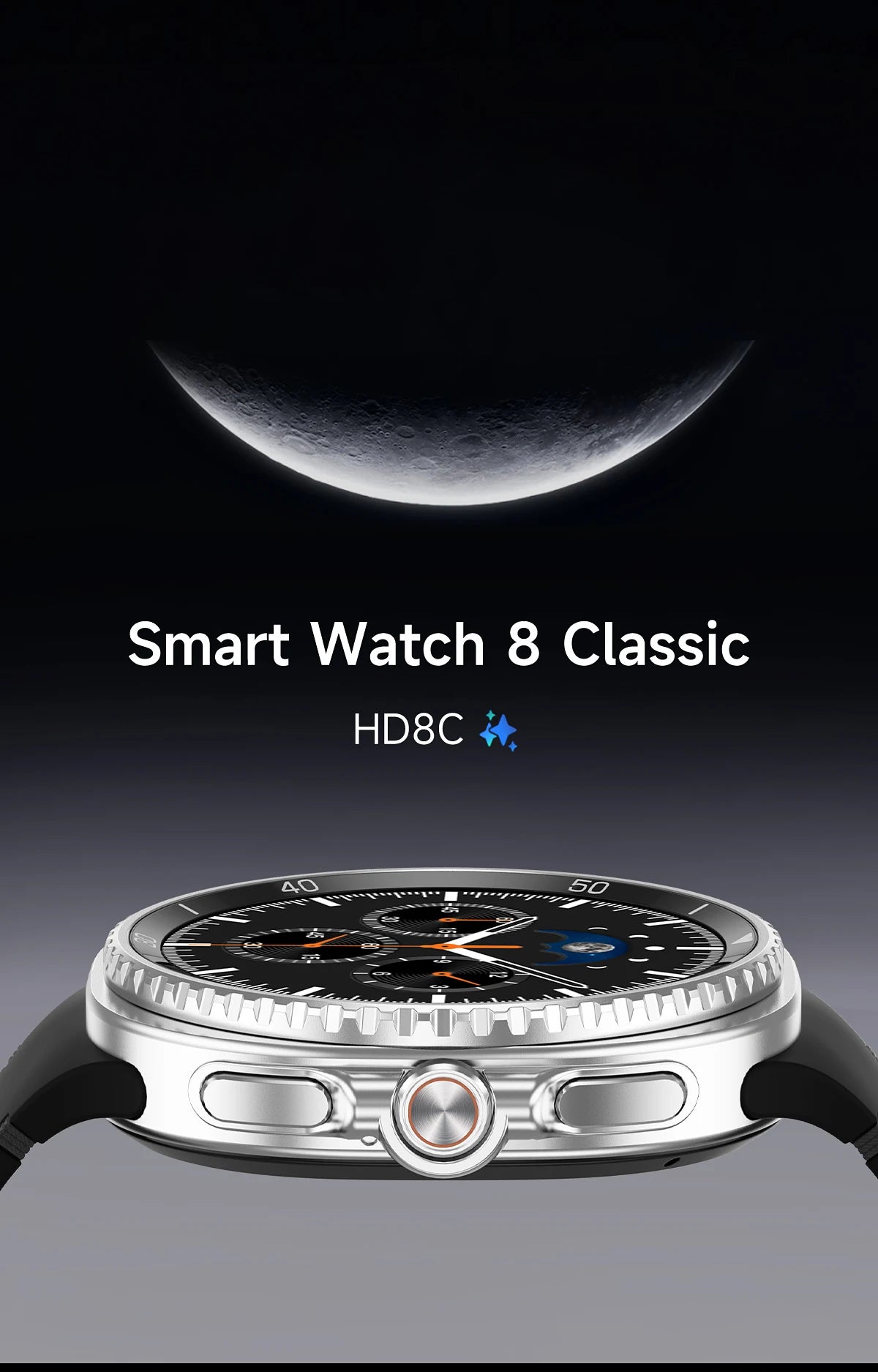 Smart Watch 8 Classic – 1.32" HD GPS Sports Watch