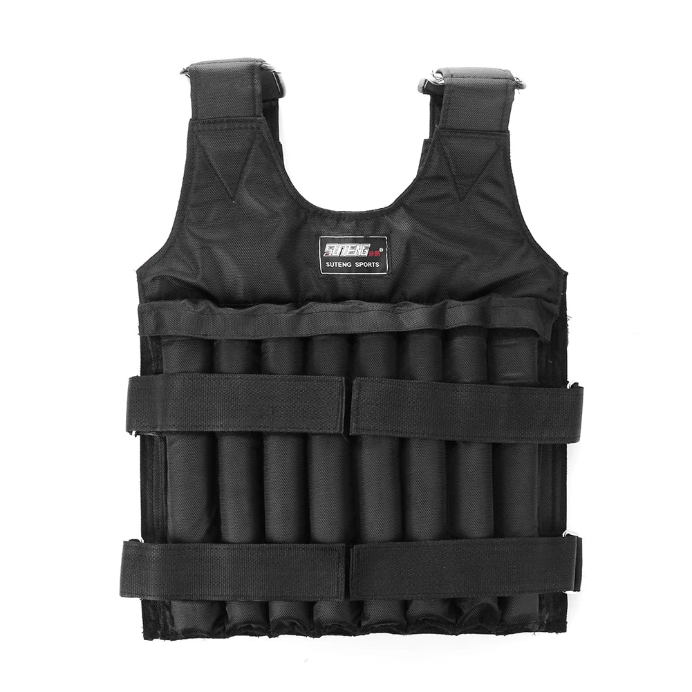 Adjustable Weighted Vest – 3/15/35kg Fitness & Running Jacket