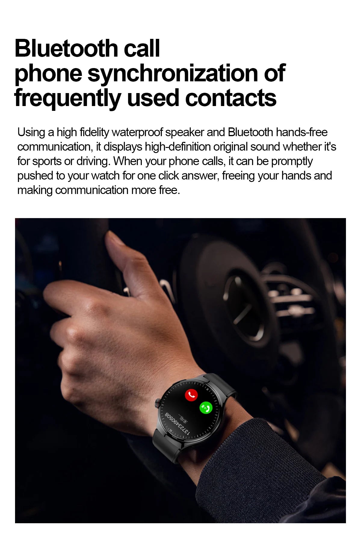 2025 Nursing Grade Smart Watch – Health Monitoring & Bluetooth Call