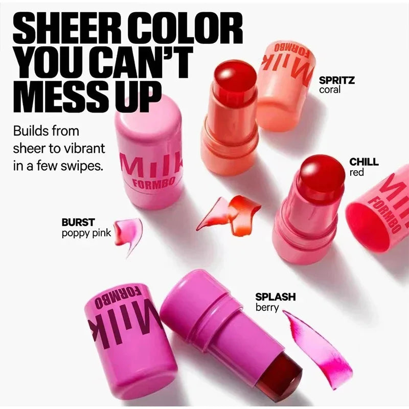 3-in-1 Milk Jelly Tint – Blush, Lipstick & Contour Wand