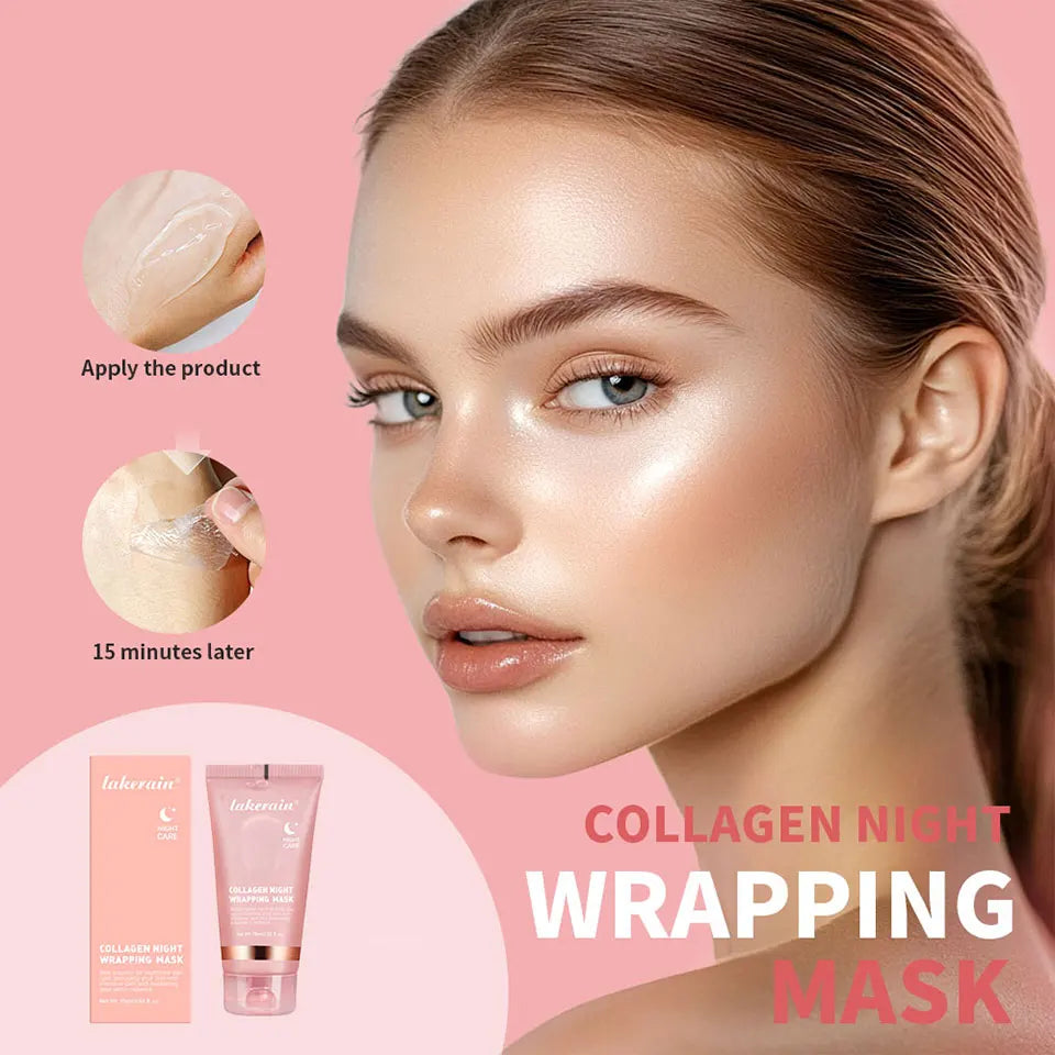 Collagen Jelly Cream – Hydrolyzed Collagen Overnight Facial Mask