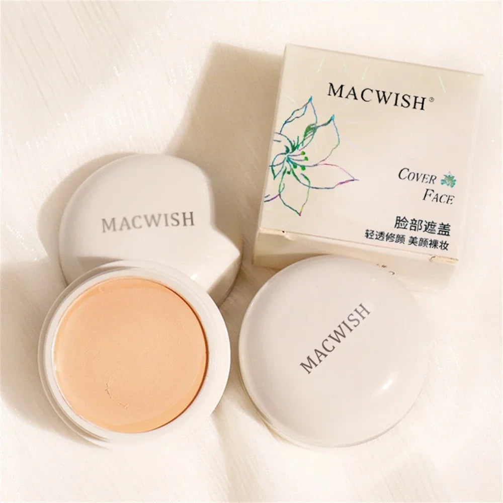 High Coverage Concealer & Foundation Cream – Waterproof BB Base