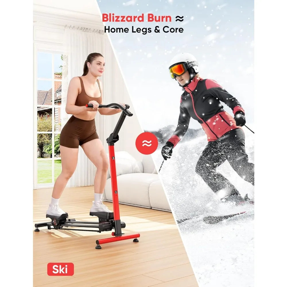 Home Fitness Stair Stepper – Adjustable Levels & Ski Simulation