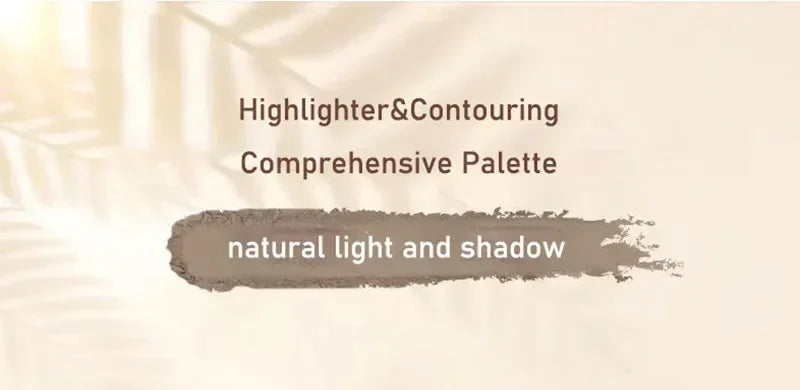 Judydoll Highlighter & Contour Palette – Nude 3D Face Bronzer