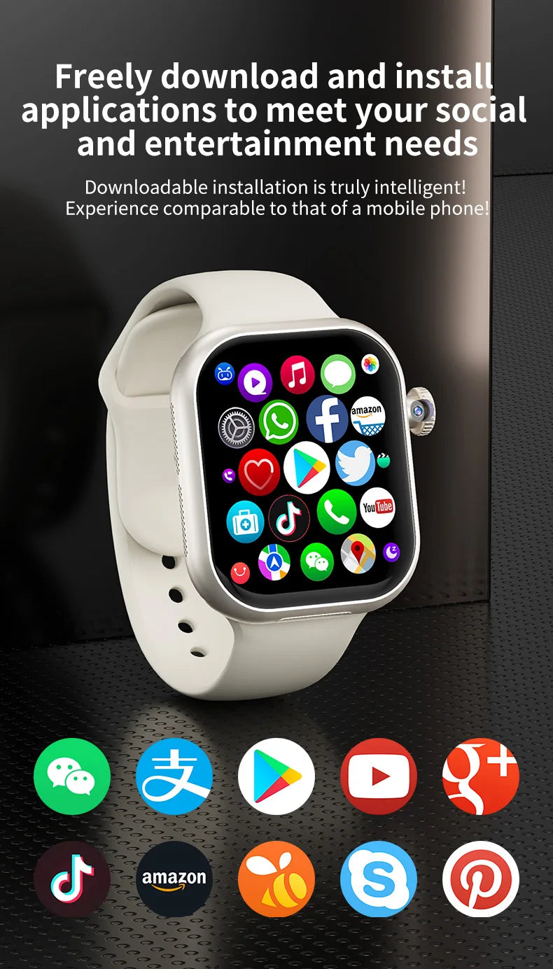 VP29 5G Android Smartwatch – 2.29" AMOLED with 8MP Rotary Camera