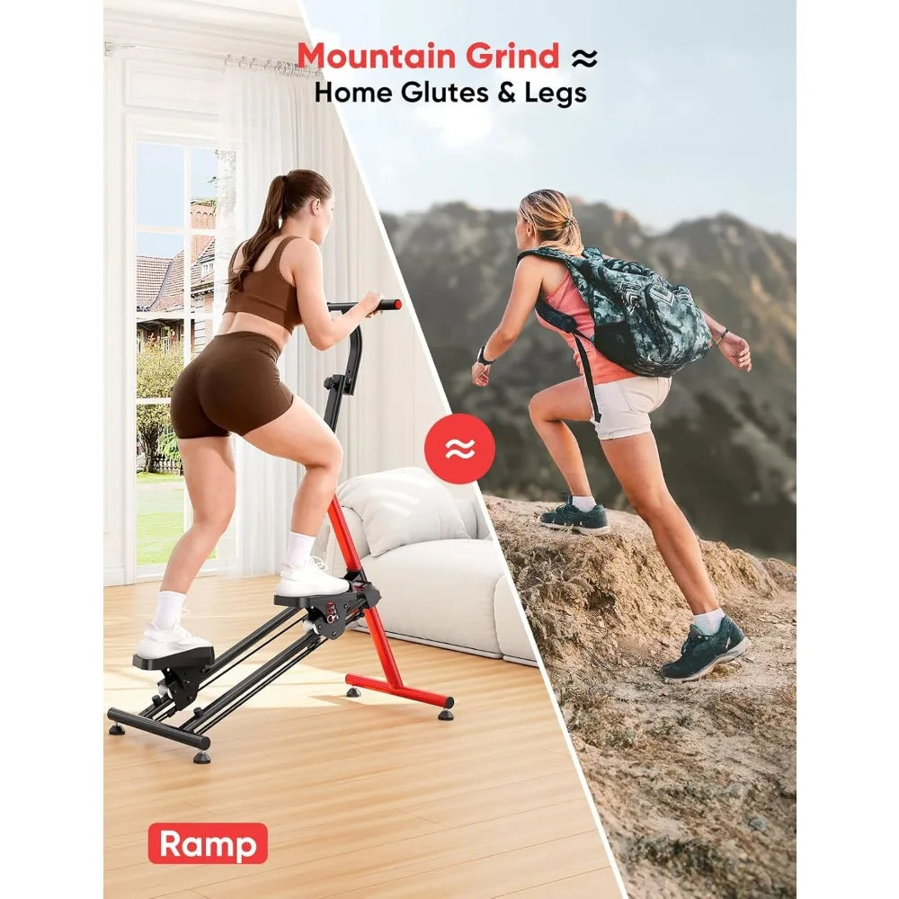 Home Fitness Stair Stepper – Adjustable Levels & Ski Simulation