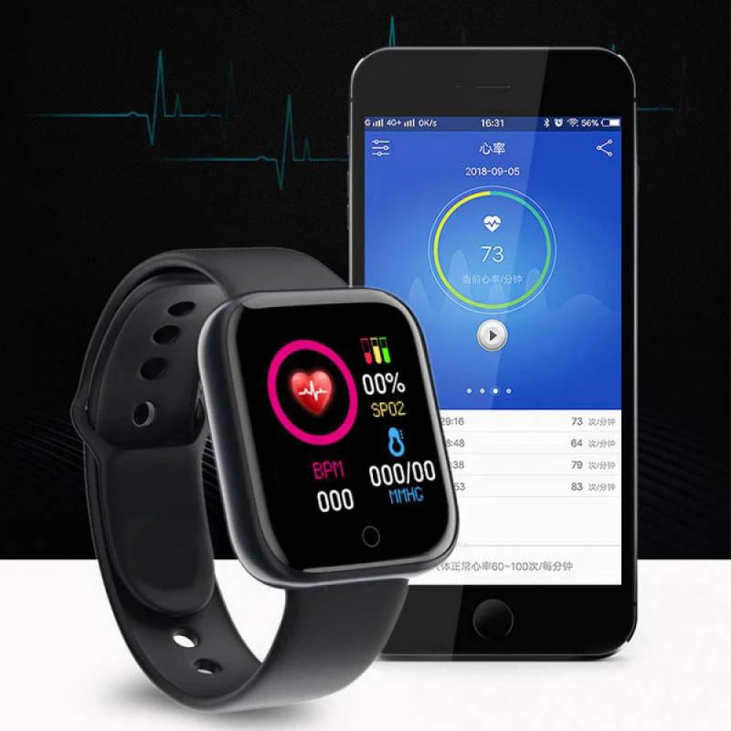 Y68/D20 Multifunctional Smart Watch for Men & Women