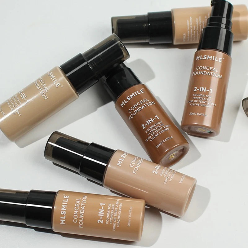 Matte Face Foundation Cream – Full Coverage Waterproof BB Base