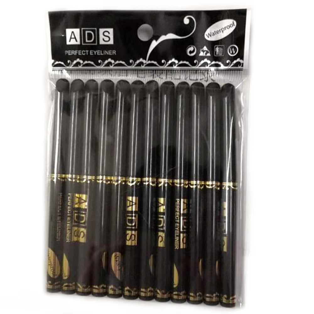 2pcs Waterproof Eyeliner Pencils – Black & Brown Smudge-Proof