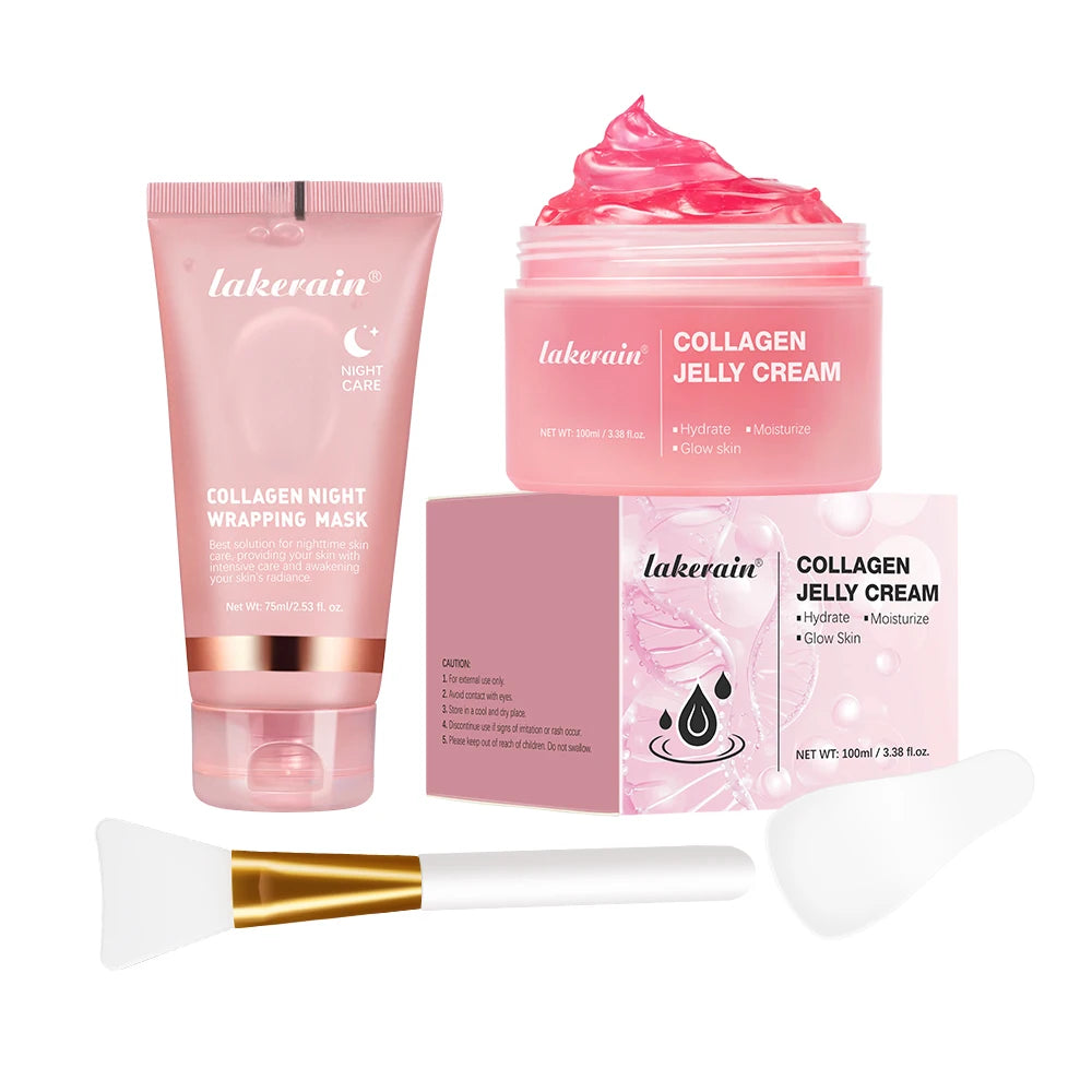 Collagen Jelly Cream – Hydrolyzed Collagen Overnight Facial Mask