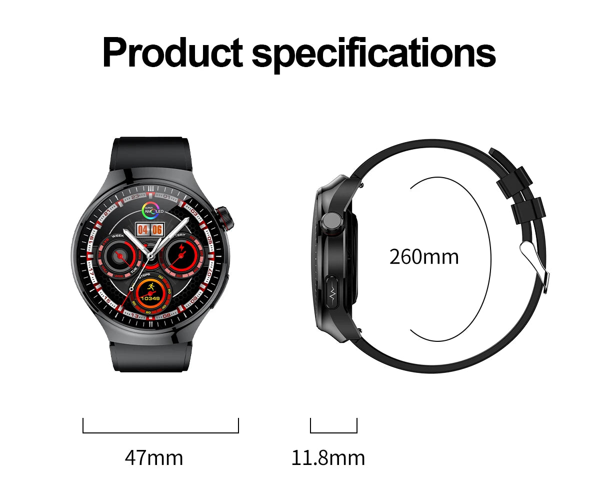 2025 Nursing Grade Smart Watch – Health Monitoring & Bluetooth Call