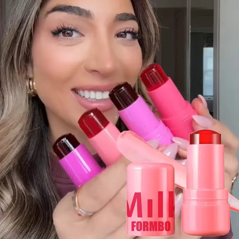 3-in-1 Milk Jelly Tint – Blush, Lipstick & Contour Wand