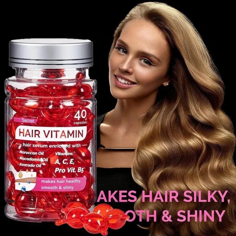 Moroccan Argan Vitamin Hair Oil Capsules