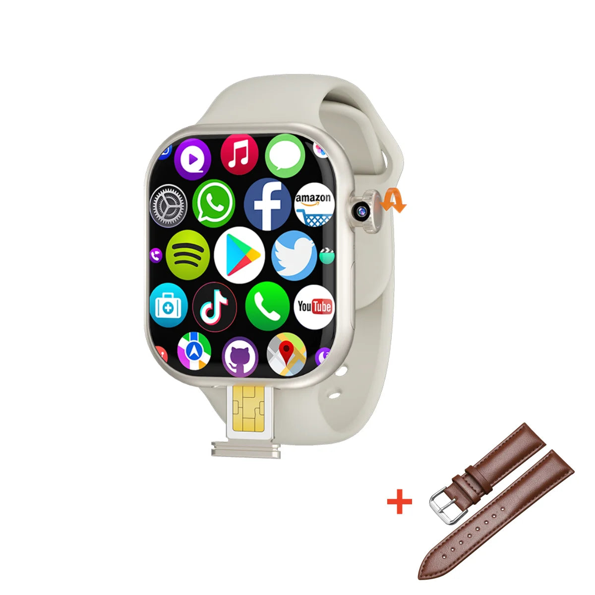 VP29 5G Android Smartwatch – 2.29" AMOLED with 8MP Rotary Camera