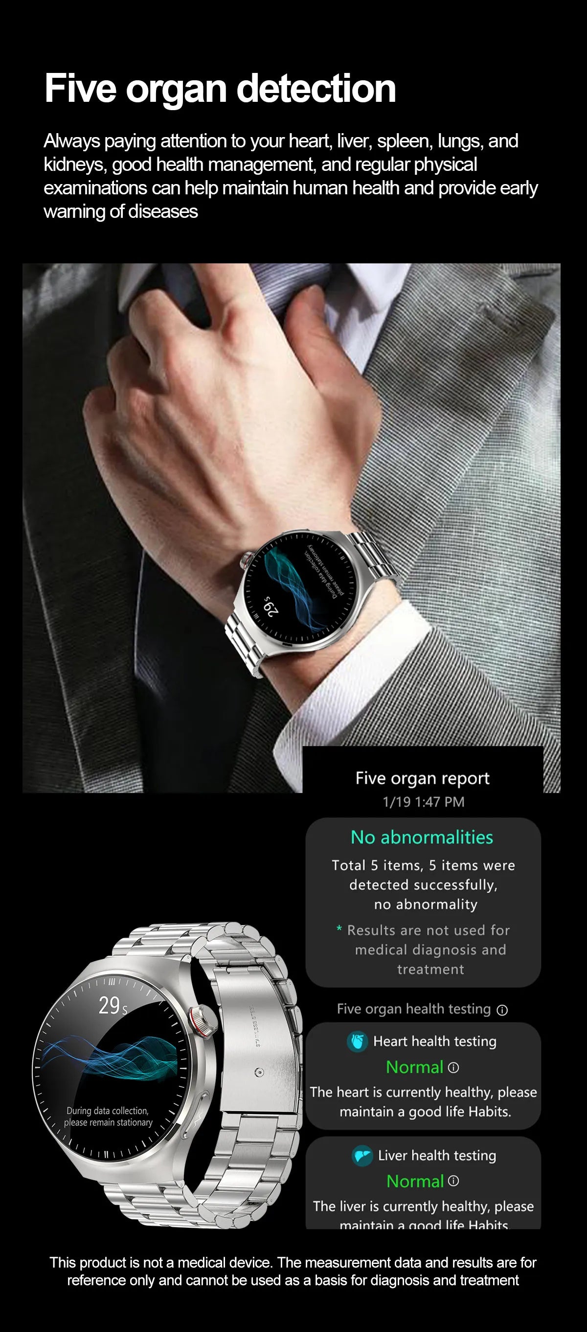 2025 Nursing Grade Smart Watch – Health Monitoring & Bluetooth Call