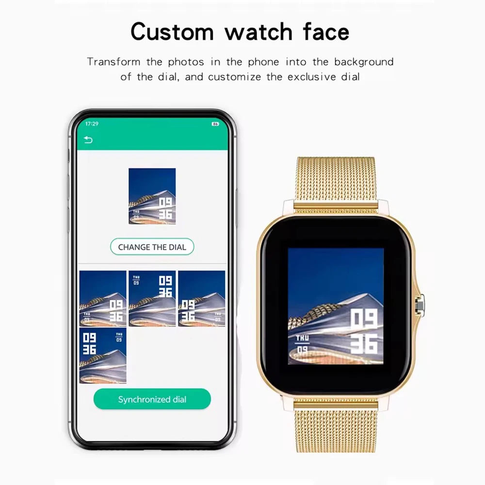 Smart Watch – 1.44" Color Screen with Bluetooth & Health Monitoring