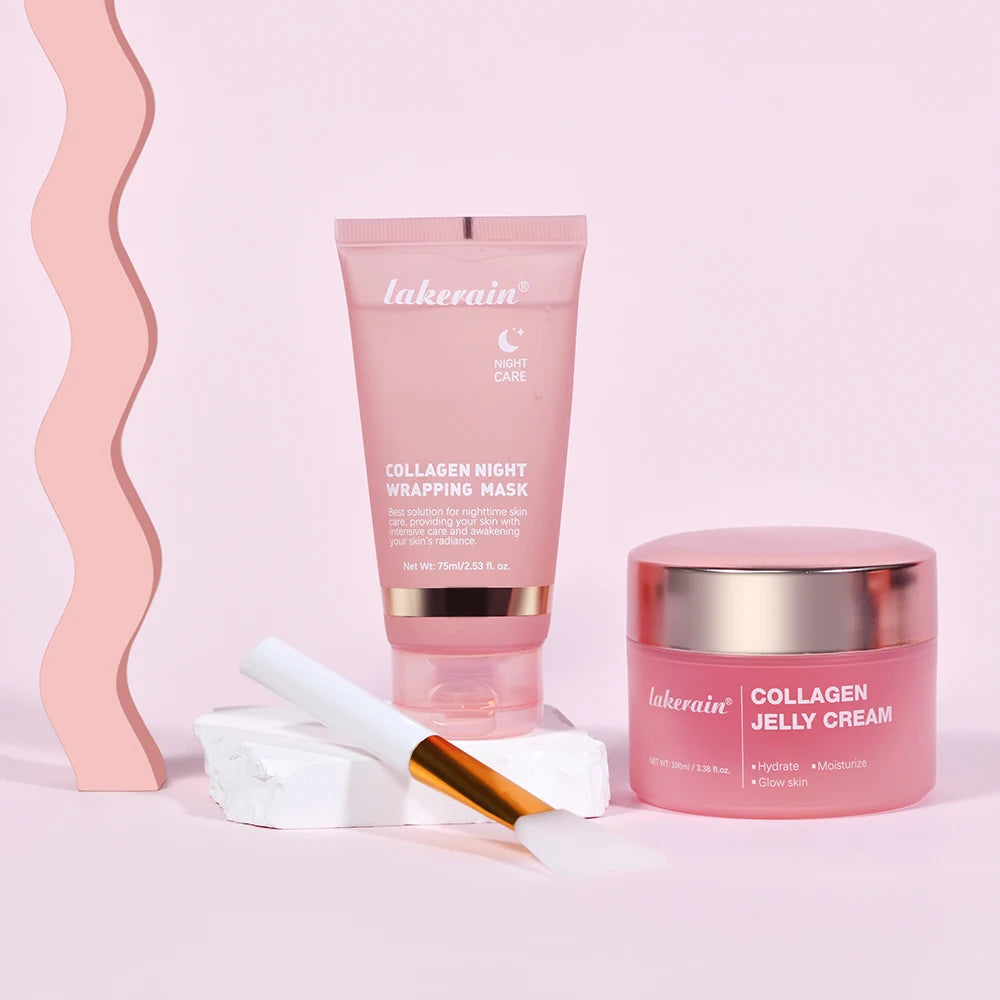 Collagen Jelly Cream – Hydrolyzed Collagen Overnight Facial Mask
