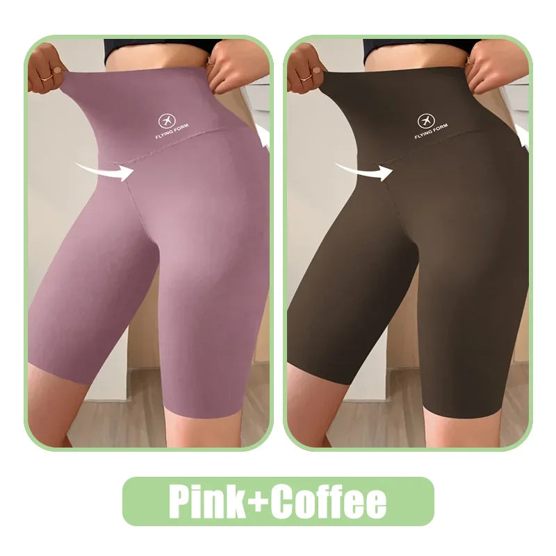 Women’s High Waist Sports Shorts – Push-Up Gym & Yoga Shorts