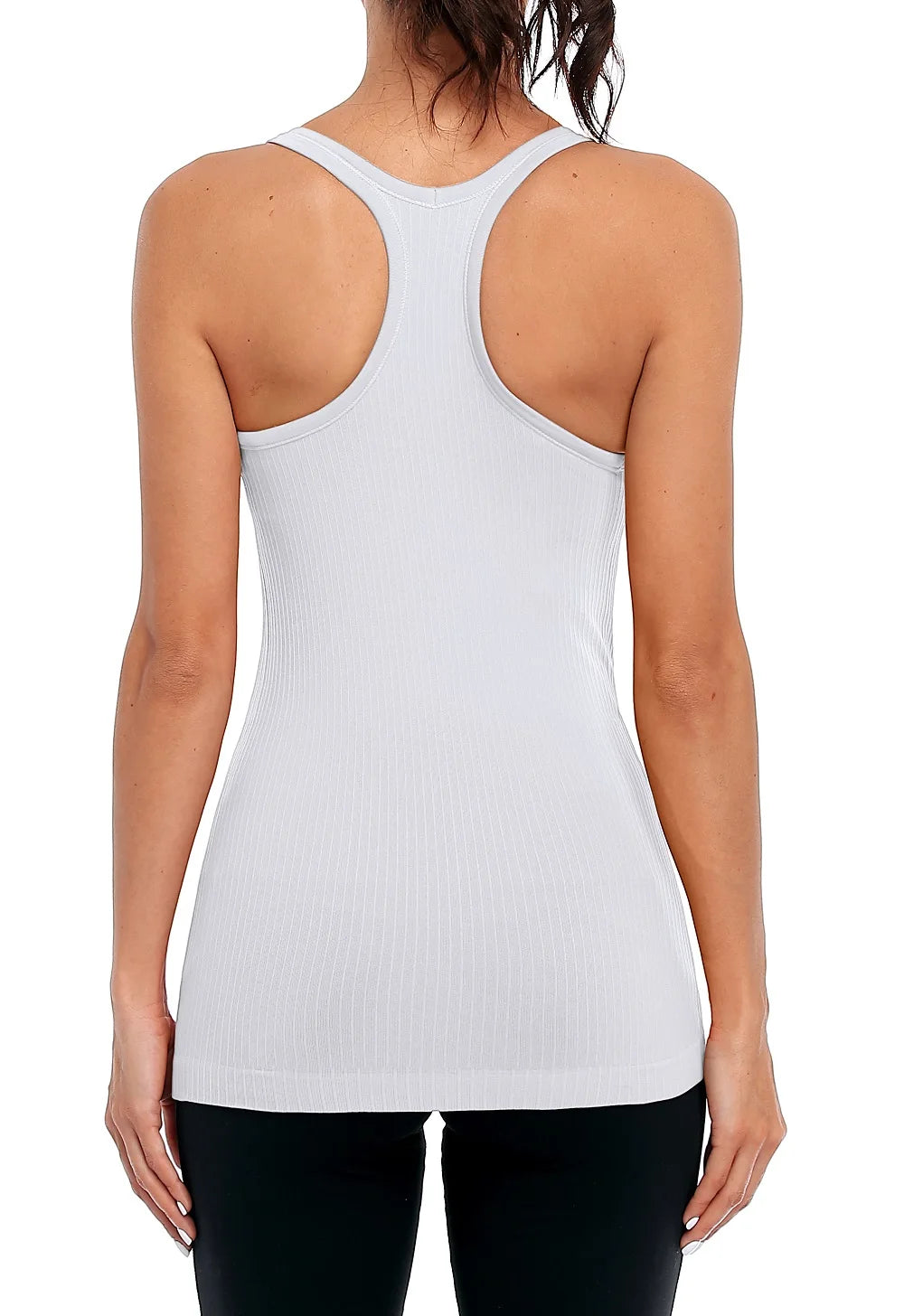 Attraco Women’s Racerback Camisole – Built-In Shelf Bra Tank Top