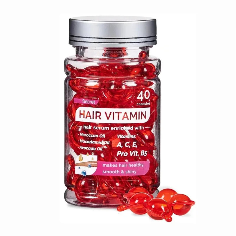 Moroccan Argan Vitamin Hair Oil Capsules