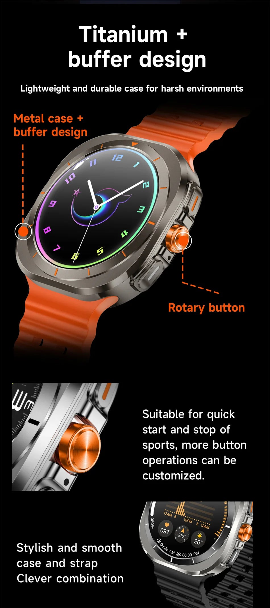 2025 Samsung Galaxy Watch 7 Ultra – AMOLED GPS Smartwatch