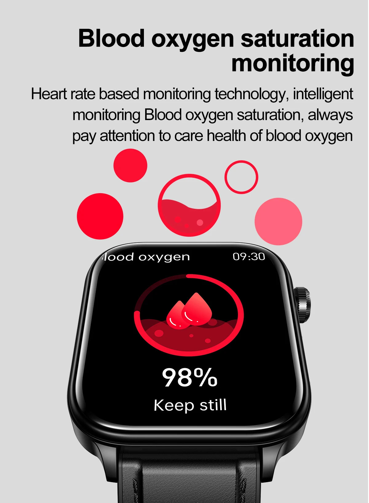 2025 ECG+PPG Smart Watch – Blood Pressure & Health Tracker