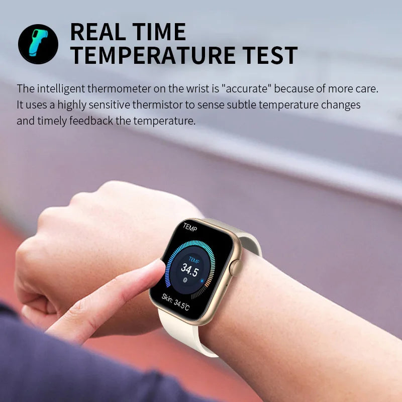 LIGE 2025 Smart Watch – Wireless Charging & Bluetooth Calls