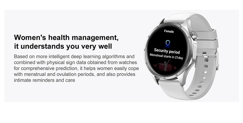 2025 Men’s Smart Watch – 360×360 AMOLED GPS NFC Waterproof