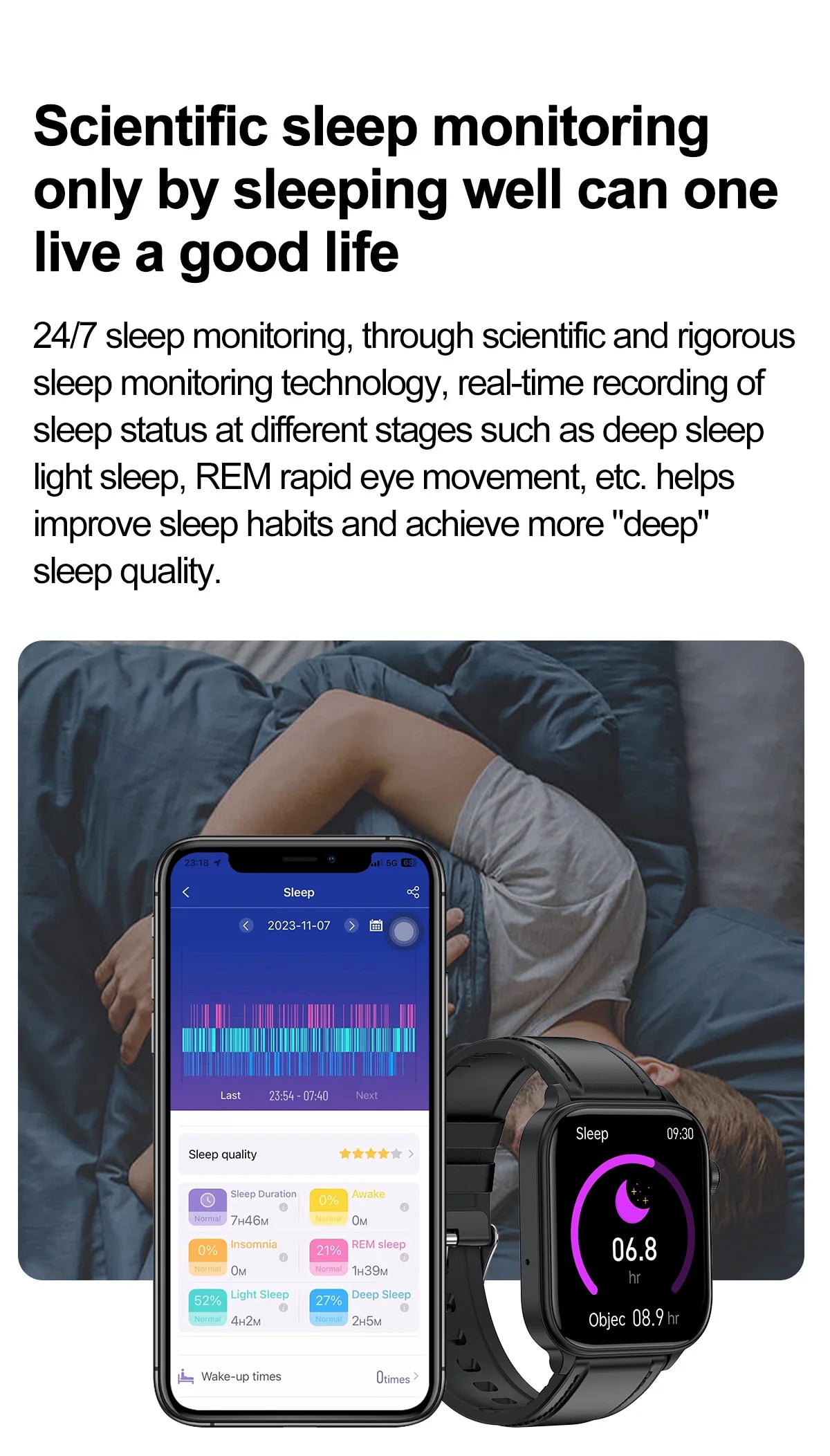 2025 ECG+PPG Smart Watch – Blood Pressure & Health Tracker