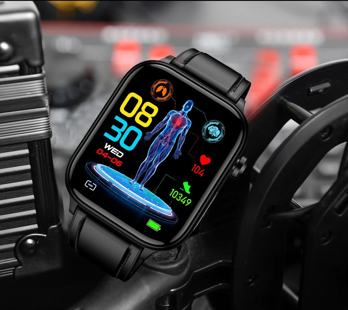 2025 ECG+PPG Smart Watch – Blood Pressure & Health Tracker