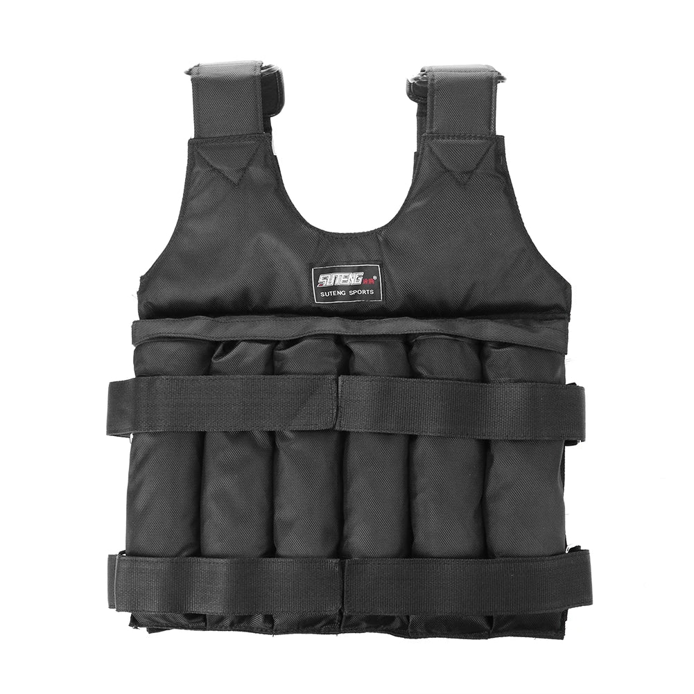Adjustable Weighted Vest – 3/15/35kg Fitness & Running Jacket