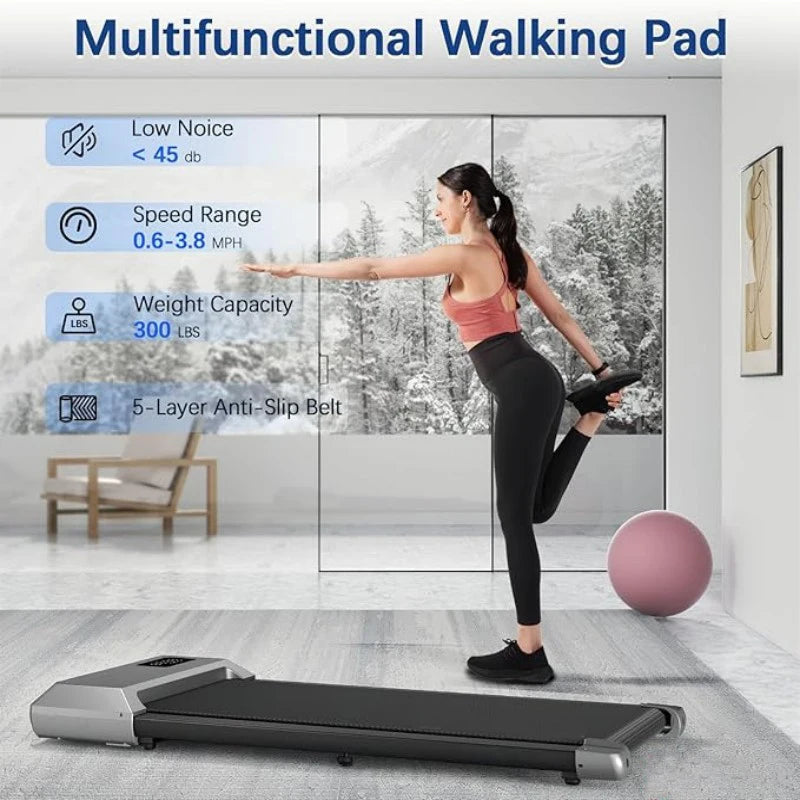 300lbs Home Treadmill – 2.5HP Walking & Running Fitness Machine