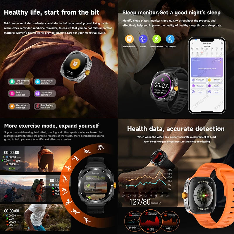 2025 Samsung Galaxy Watch 7 Ultra – AMOLED GPS Smartwatch