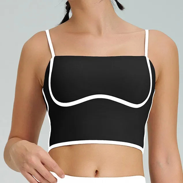 Women’s 1/2PCS Yoga & Gym Tracksuit – Bra & Shorts/Skirt Set