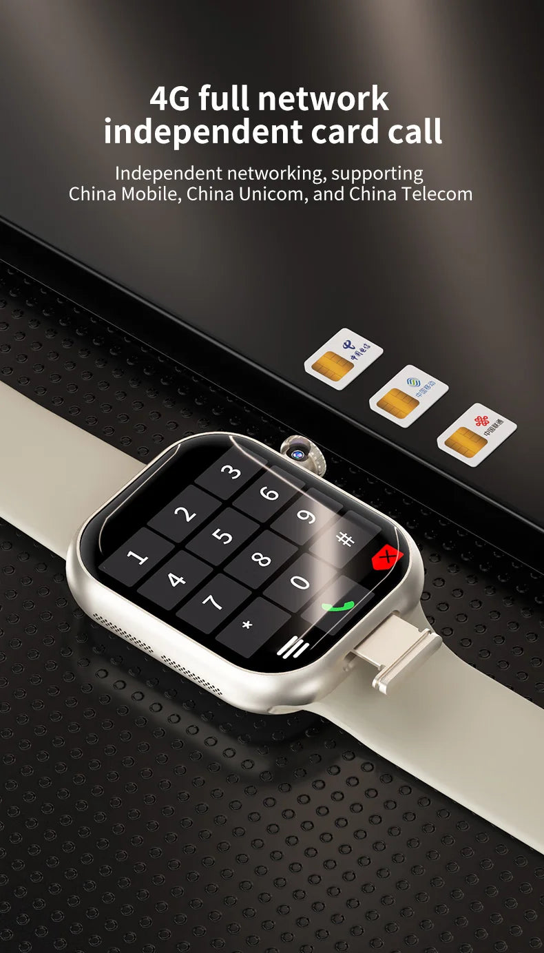 VP29 5G Android Smartwatch – 2.29" AMOLED with 8MP Rotary Camera