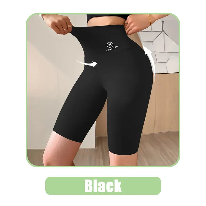 Women’s High Waist Sports Shorts – Push-Up Gym & Yoga Shorts