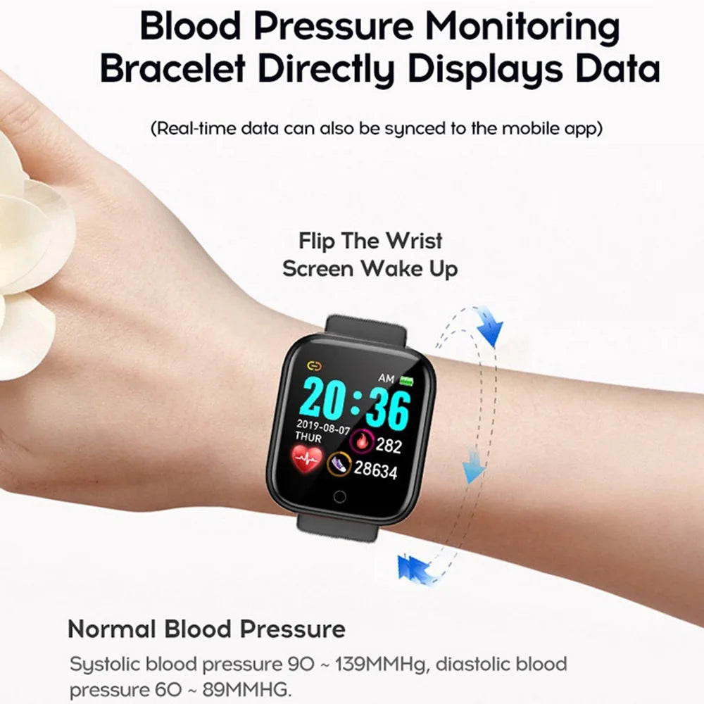 Y68/D20 Multifunctional Smart Watch for Men & Women