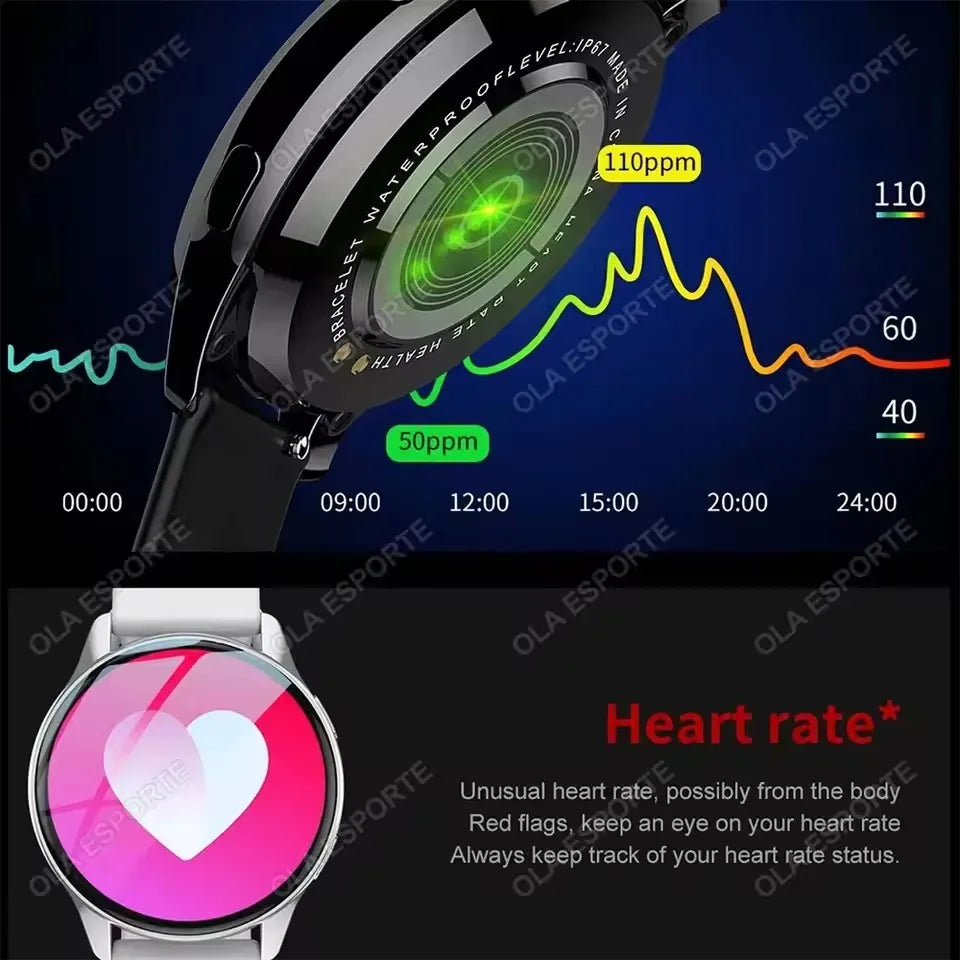 2025 Women’s Smart Watch – Bluetooth Call & Heart Rate Tracker