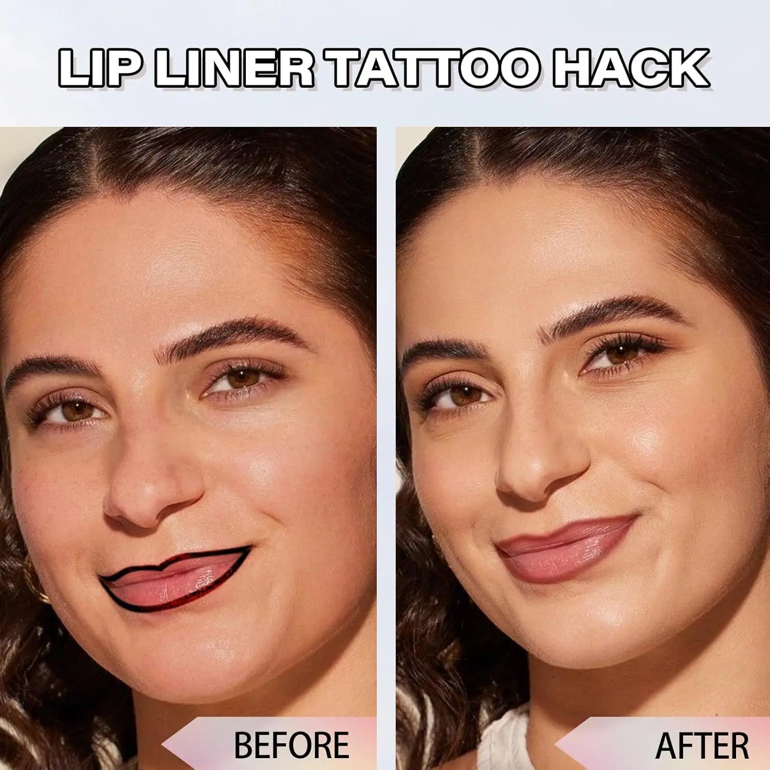 6-Color Waterproof Lip Liner & Peel-Off Tattoo Tint Gloss