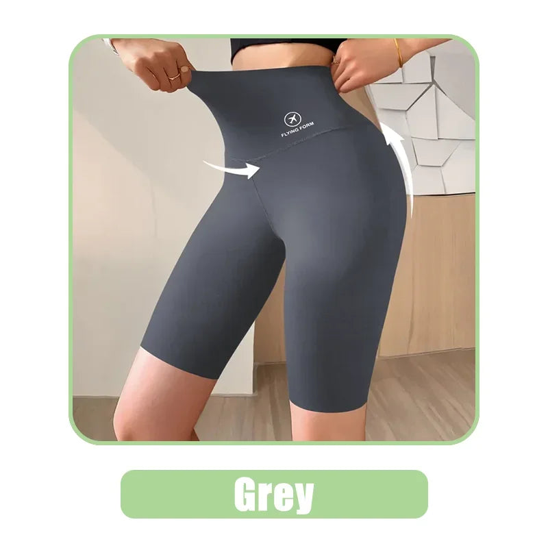 Women’s High Waist Sports Shorts – Push-Up Gym & Yoga Shorts