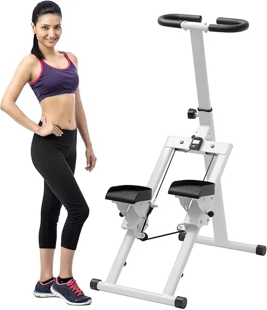 Adjustable Stair Stepper – Dual Hydraulic System with Fitness Tracking