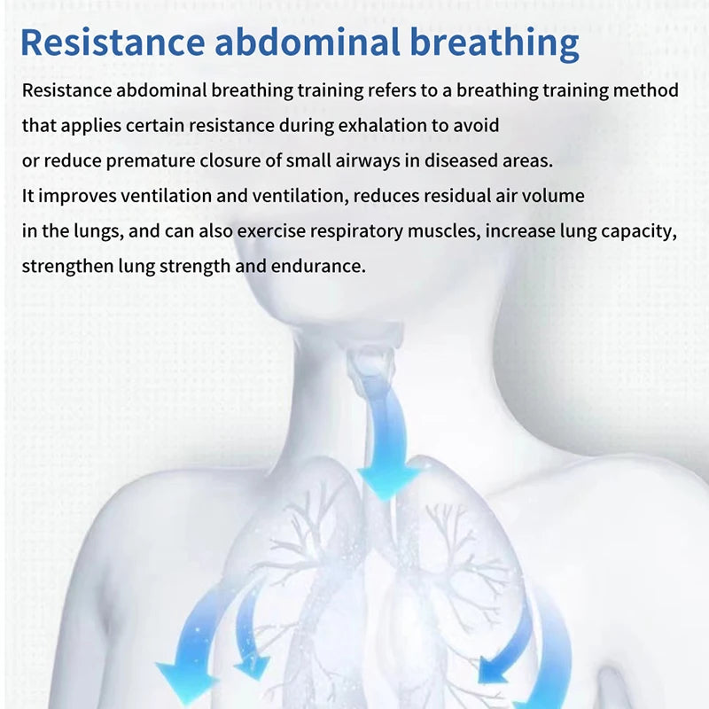 Breathing Trainer – Lung Respirator for High Altitude & Fitness Training