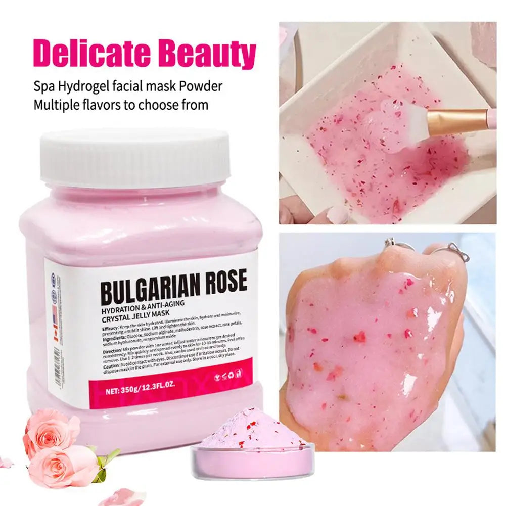 Professional Rose Jelly Mask – Hydrating Peel Off Face Mask Powder