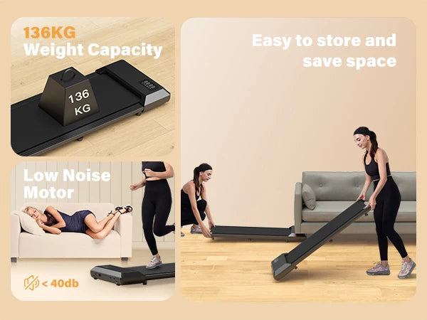 300lbs Home Treadmill – 2.5HP Walking & Running Fitness Machine
