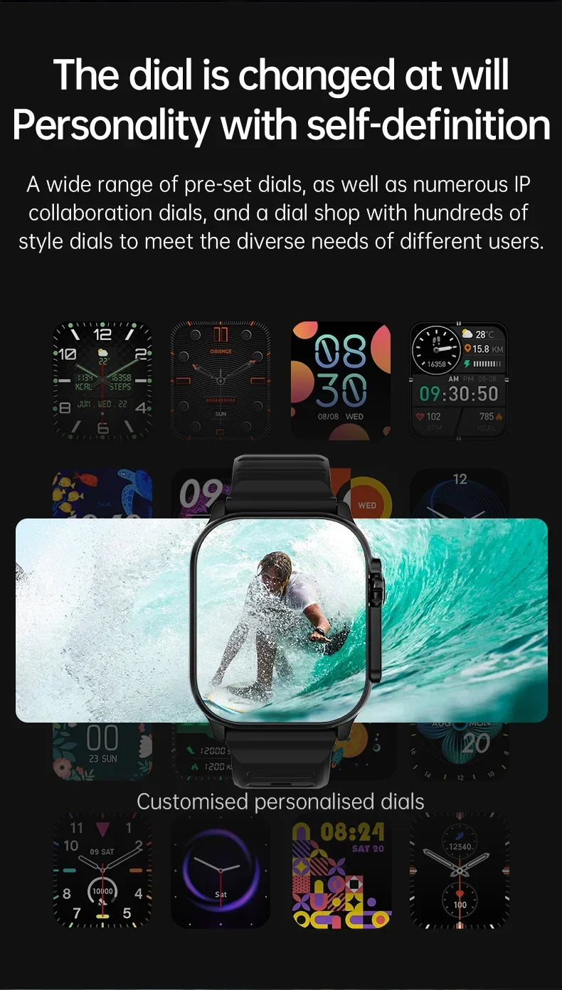 T900 Ultra 2 Smart Watch – 2.3" AMOLED NFC Waterproof