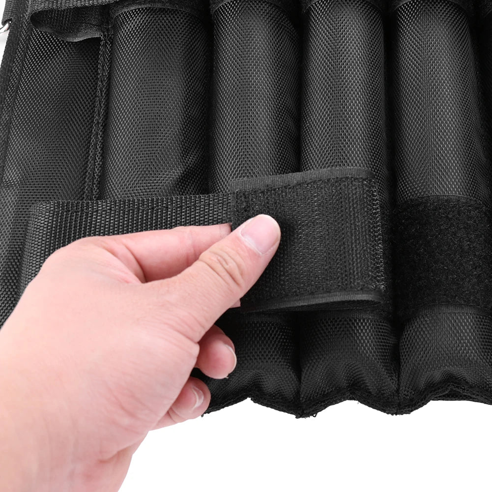 Adjustable Weighted Vest – 3/15/35kg Fitness & Running Jacket