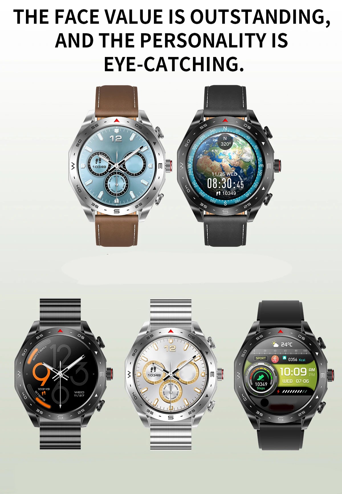 2024 Smart Watch with TWS Earphones – Bluetooth Call & HIFI 9D Sound