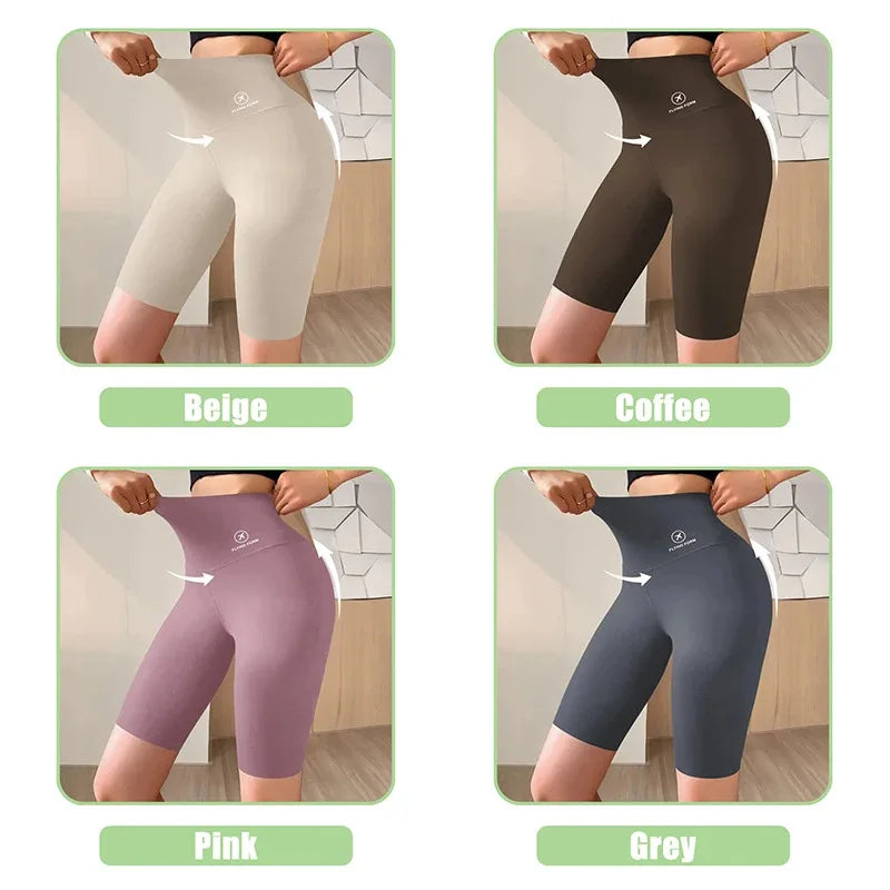 Women’s High Waist Sports Shorts – Push-Up Gym & Yoga Shorts