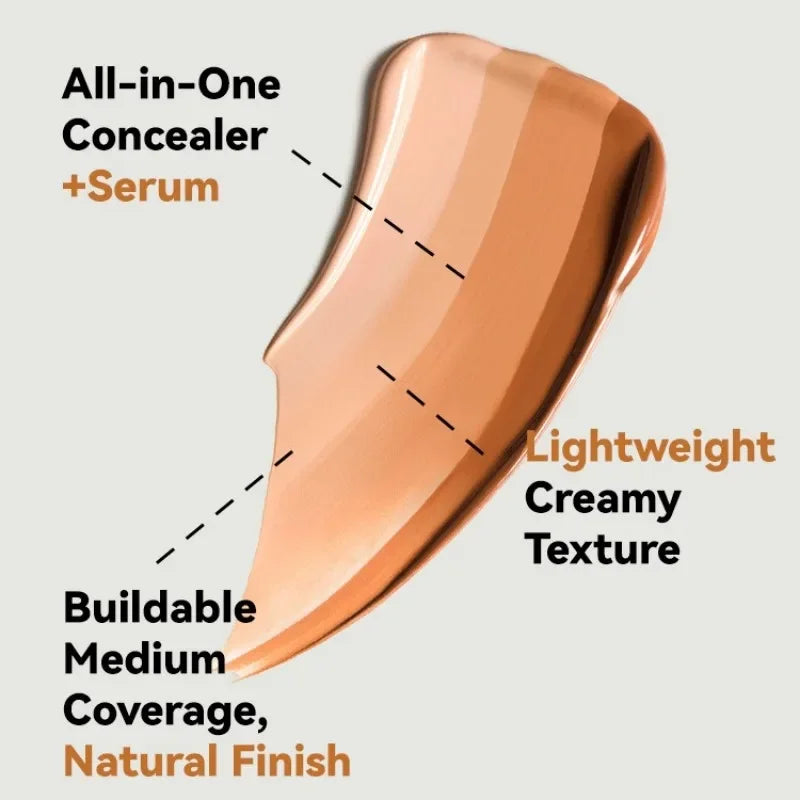 Matte Face Foundation Cream – Full Coverage Waterproof BB Base